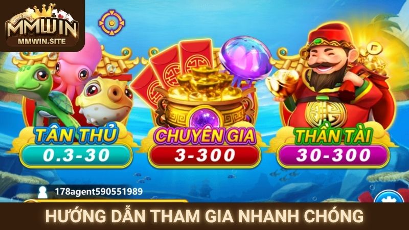 Bắn Cá MMWIN – Trải Nghiệm Đại Dương Săn Thưởng Đỉnh Cao 2 Hướng dẫn tham gia nhanh chóng