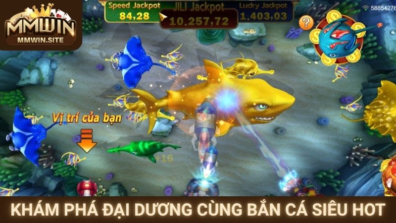 Game Mới Ra Mắt Tại MMWIN – Trải Nghiệm Giải Trí Đỉnh Cao 2 Khám phá đại dương cùng bắn cá siêu hot