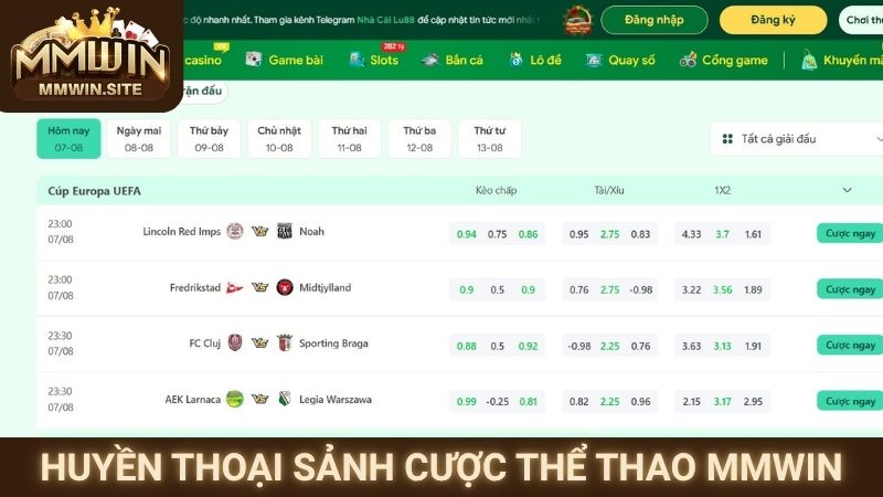 Thể Thao MMWIN - Nơi Trải Nghiệm Đặt Cược Thể Thao Đỉnh Cao 1 Huyền thoại sảnh cược thể thao MMWIN